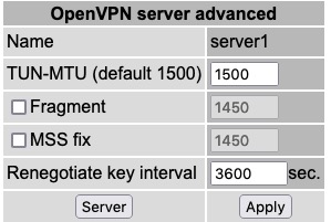 OpenVPN Server