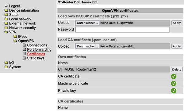 OpenVPN Certificates